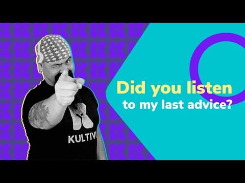 Thumbnail da aula: Did you listen to my last advice? | Inglês 2.0 | Kultivi | Rui Ventura
