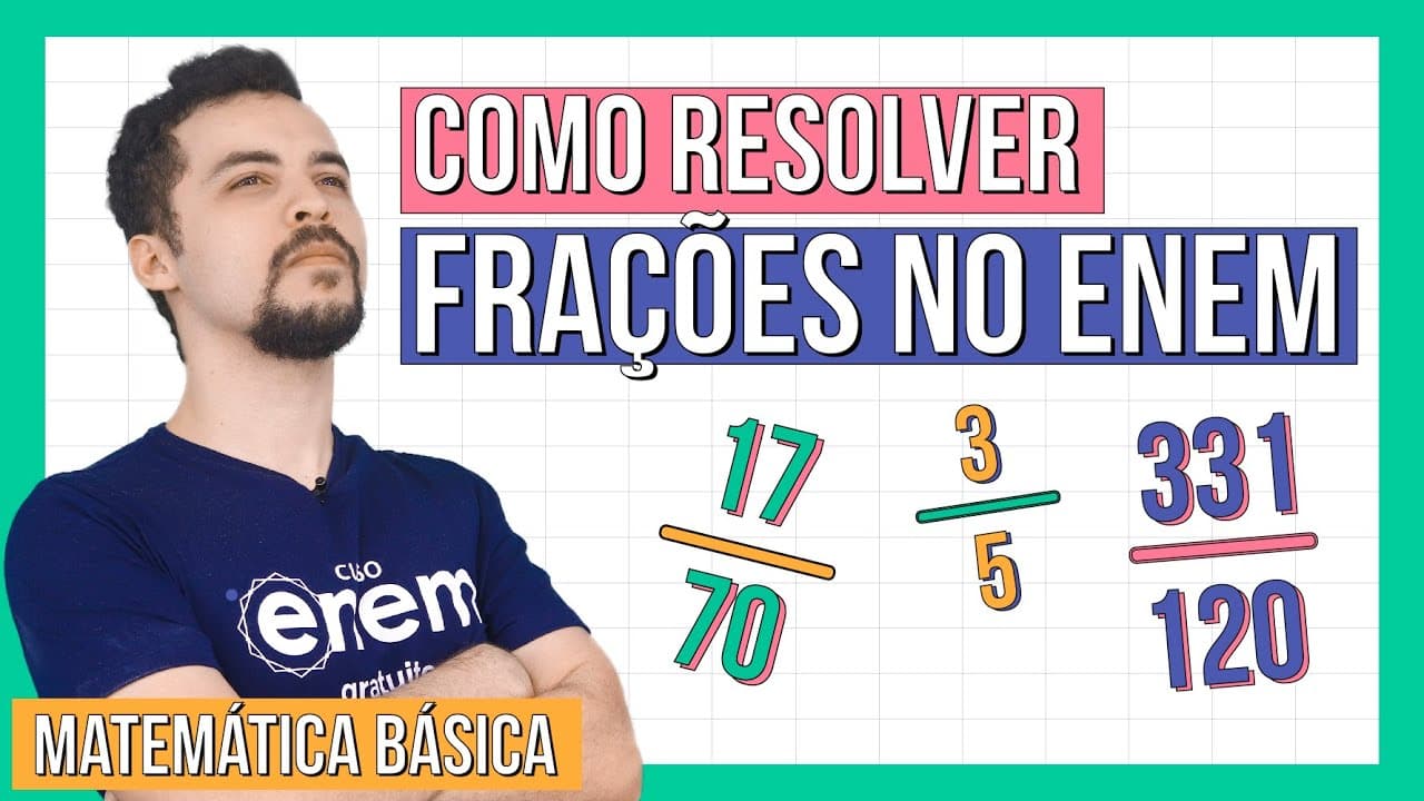 Thumbnail: COMO RESOLVER QUESTÕES COM FRAÇÃO? | Curso de matemática básica