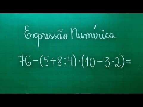 Thumbnail da aula: EXPRESSÃO NUMÉRICA com PARÊNTESES - Professora Angela Matemática