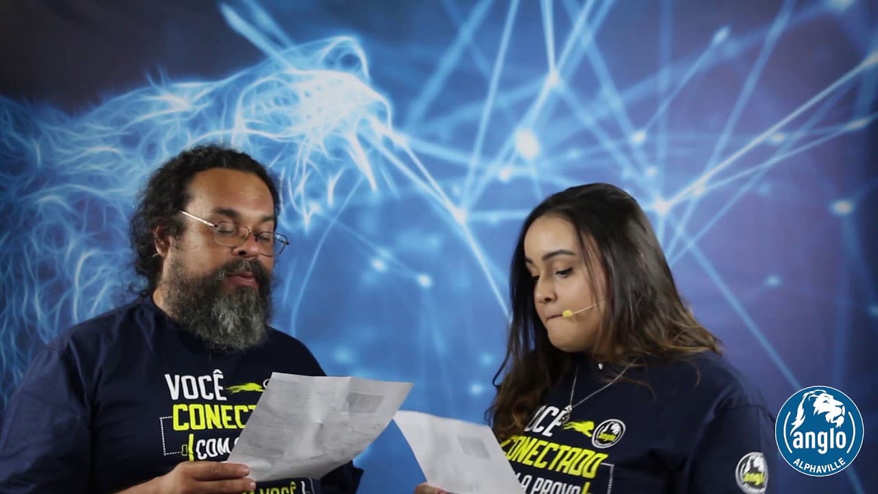 Thumbnail: FUVEST 2018 1° Fase - Prof. Pantoja e Profª. Fran comentam as questões de Inglês