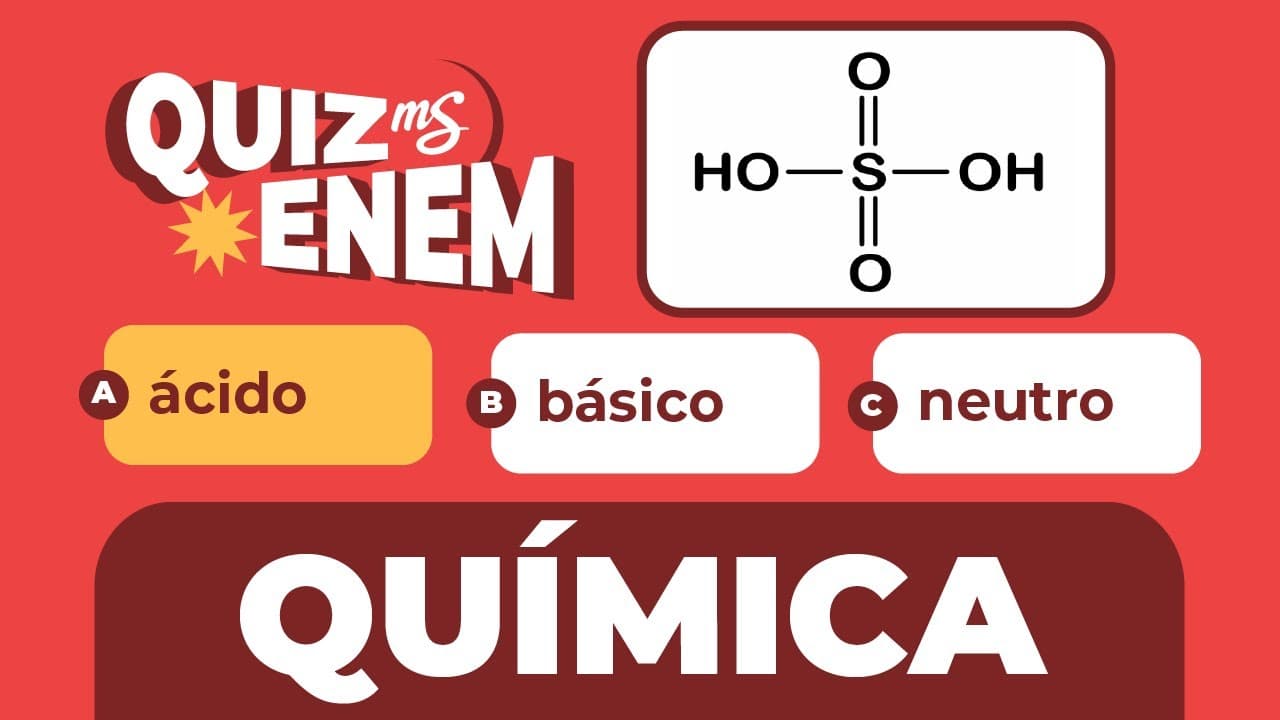 Thumbnail: Treinando Questões | Química | QUIZ ENEM | Me Salva! ENEM