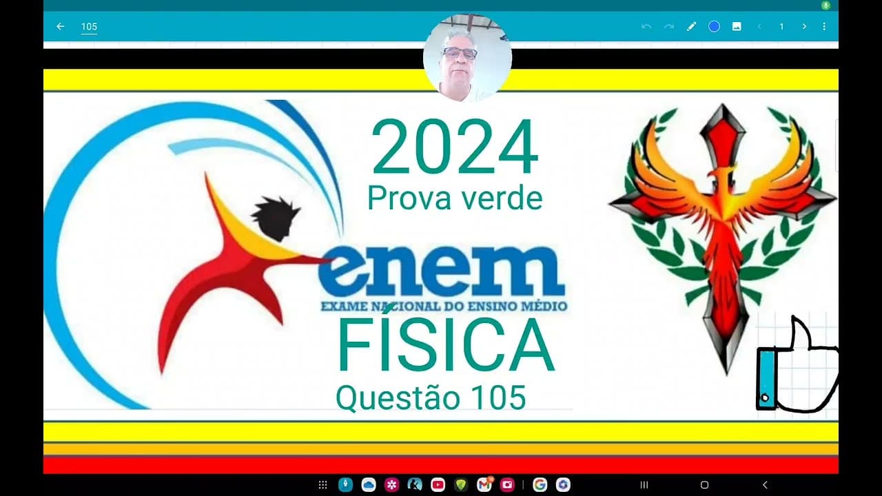 Thumbnail: ENEM 2024 FÍSICA questão 105,Muitas pessoas ainda se espantam com o fato de umpassageiro sair ileso