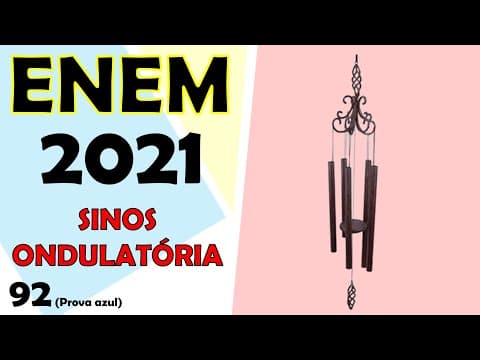 Thumbnail da aula: (ENEM – 2021) O sino dos ventos é composto por várias barras metálicas de mesmo material
