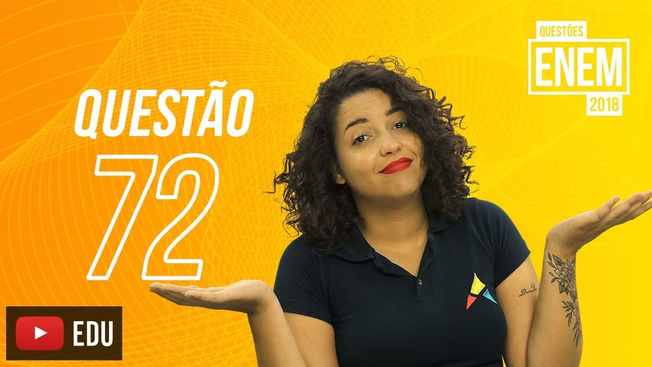 Thumbnail: ENEM 2018 | Cultura afro-brasileira | questão 72 (caderno amarelo)