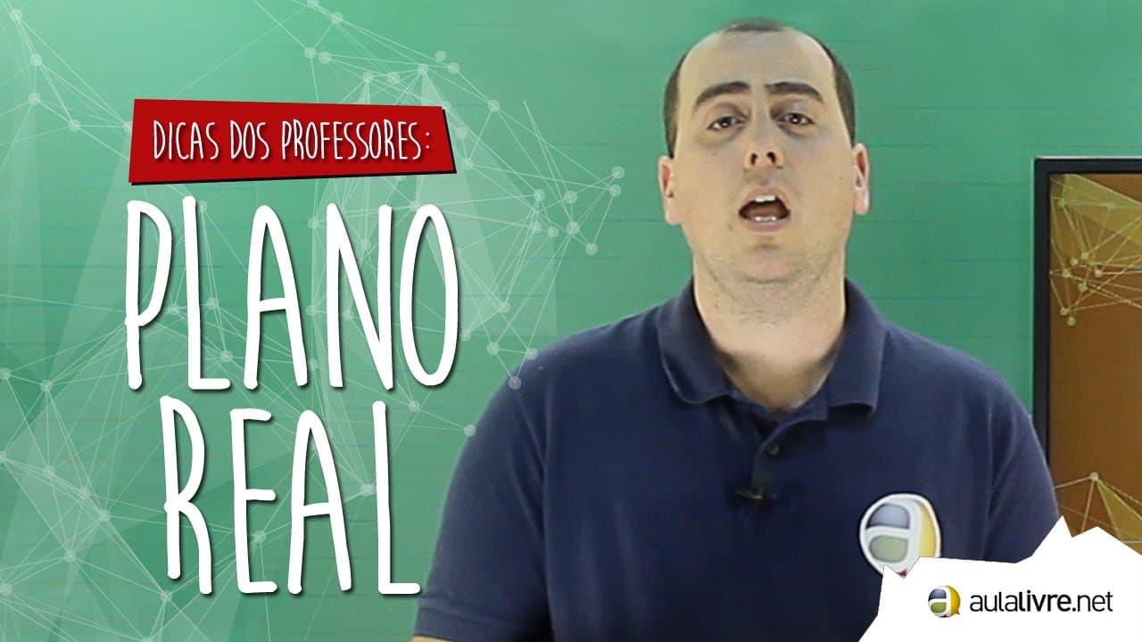 Thumbnail: #Dica dos Professores - História do Brasil - Plano Real