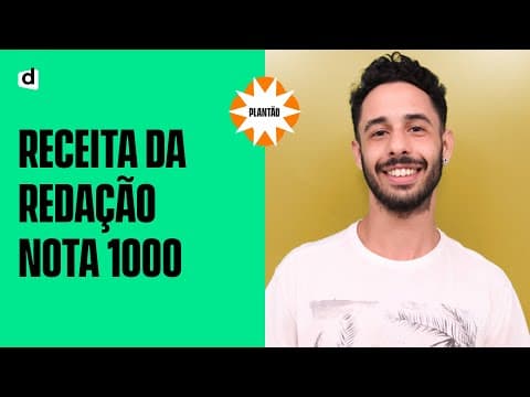 Thumbnail da aula: ESTRUTURA DA REDAÇÃO: EXPLICANDO PARTE POR PARTE!