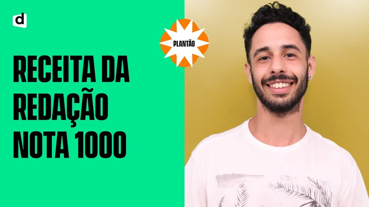 Thumbnail: ESTRUTURA DA REDAÇÃO: EXPLICANDO PARTE POR PARTE!