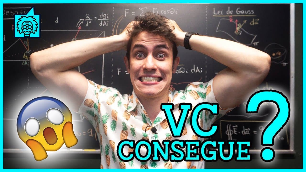 Thumbnail: Desafio de FÍSICA - Campo Elétrico e LEI de Gauss!