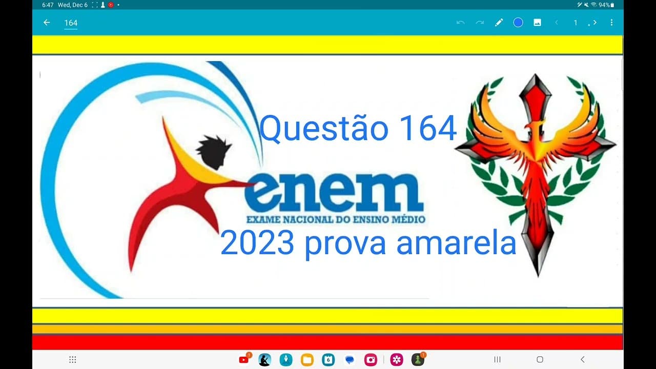 Thumbnail: ENEM 2023 questão 164, Um artista plástico esculpe uma escultura a partir de um bloco de madeira