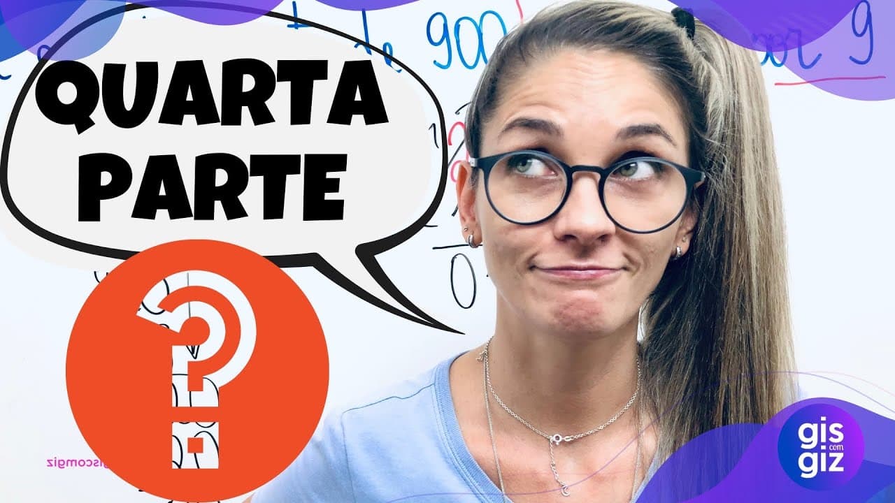 Thumbnail: DIVISÃO |  METADE, TERÇA, QUARTA, QUINTA E SEXTA PARTE DE UM NUMERO -  exercícios  \Prof. Gis/