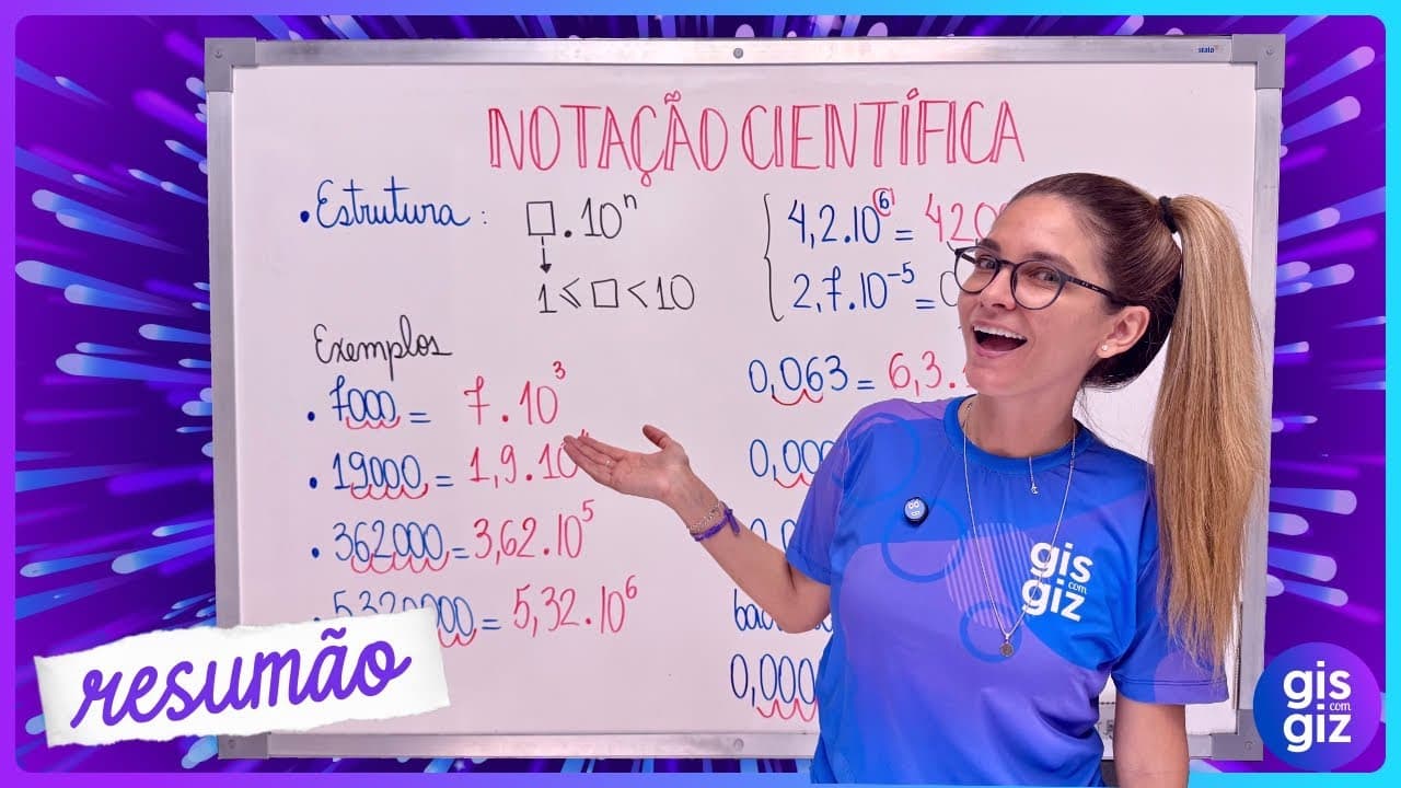 Thumbnail: Notação Científica: Fácil e Rápido