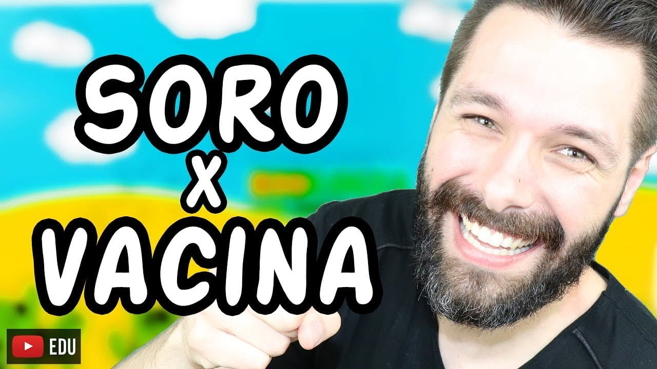 Thumbnail: Soro e Vacina - Principais Diferenças - Imunologia - Aula | Biologia com Samuel Cunha
