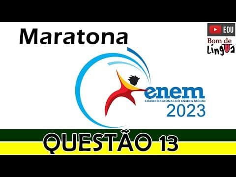 Thumbnail da aula: ENEM 2022 Questão 13, Caderno Azul - Maratona ENEM