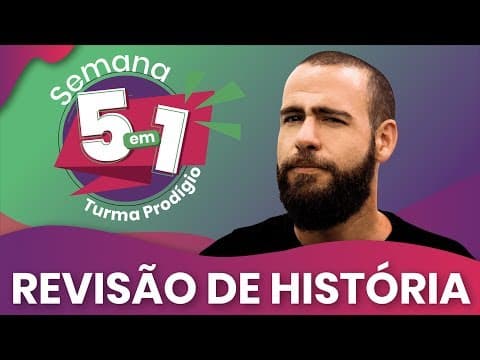 Thumbnail da aula: Semana 5 em 1 | Revisão de História | Prof. Otto Barreto