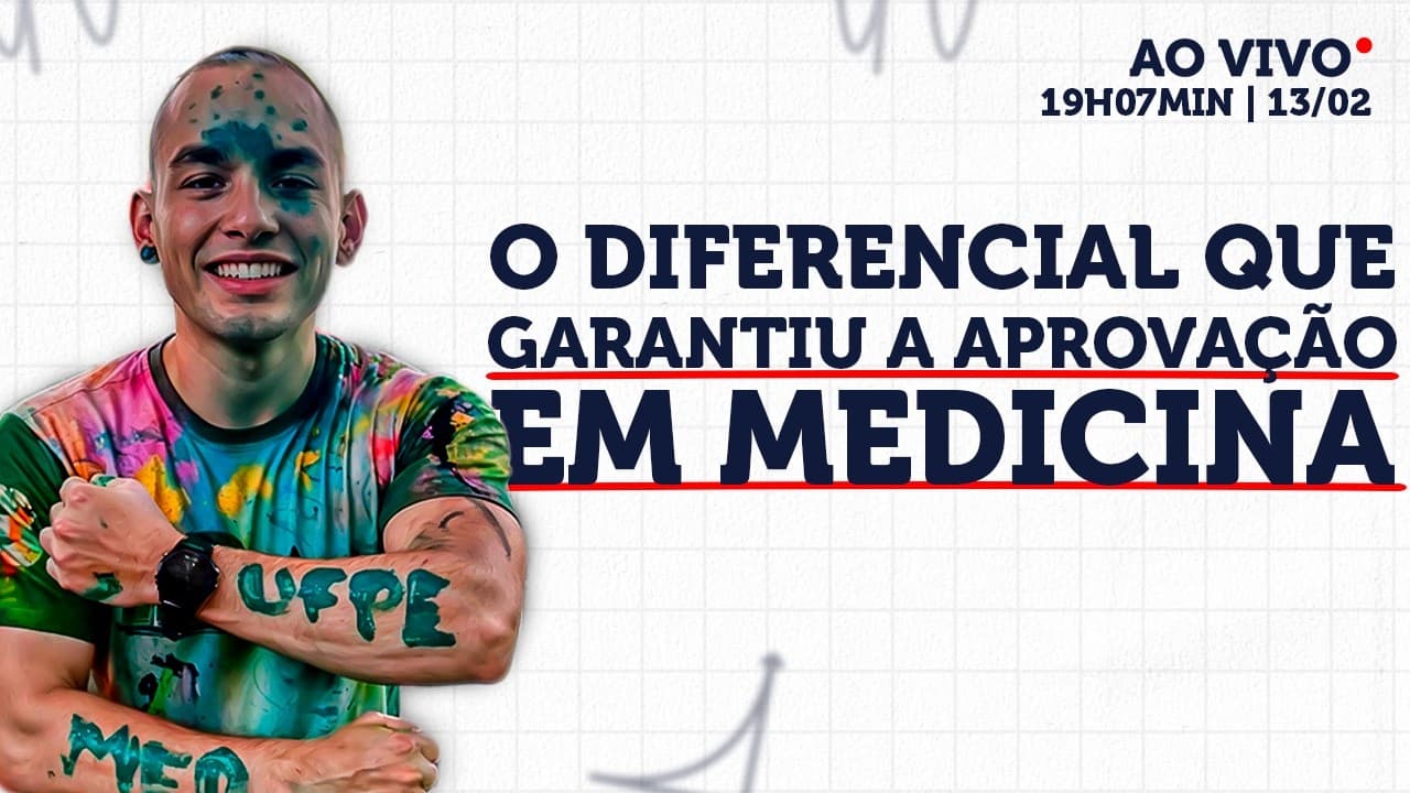 Thumbnail: A mudança que fez ele ser aprovado em MEDICINA NA UFPE | Falando com Lendas 2026 #5