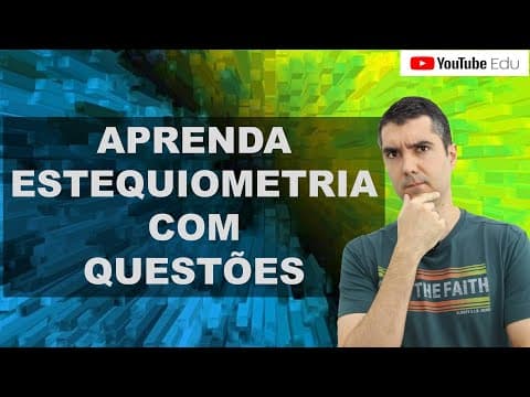 Thumbnail da aula: ESTEQUIOMETRIA EM QUESTÕES! (UFMG) A análise elementar de um hidrocarboneto X pode ser feita por...
