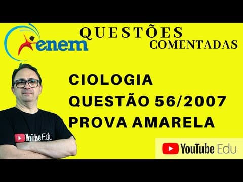 Thumbnail da aula: Metabolismo Celular em CITOLOGIA -  ENEM 2007