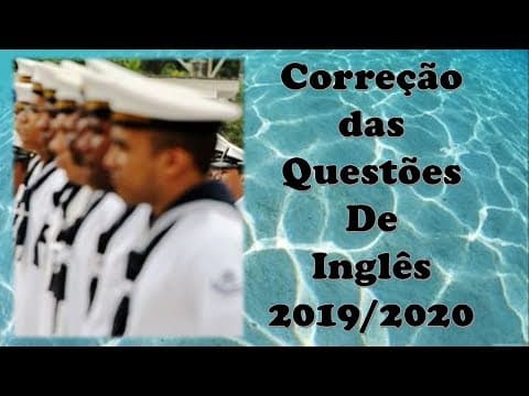 Thumbnail da aula: CORREÇÃO DA PROVA DA EAM 2019 - Questões de Inglês | Teacher Rafael