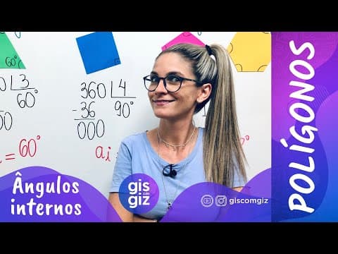 Thumbnail da aula: ÂNGULO INTERNO de um POLÍGONO \Prof. Gis/ #08