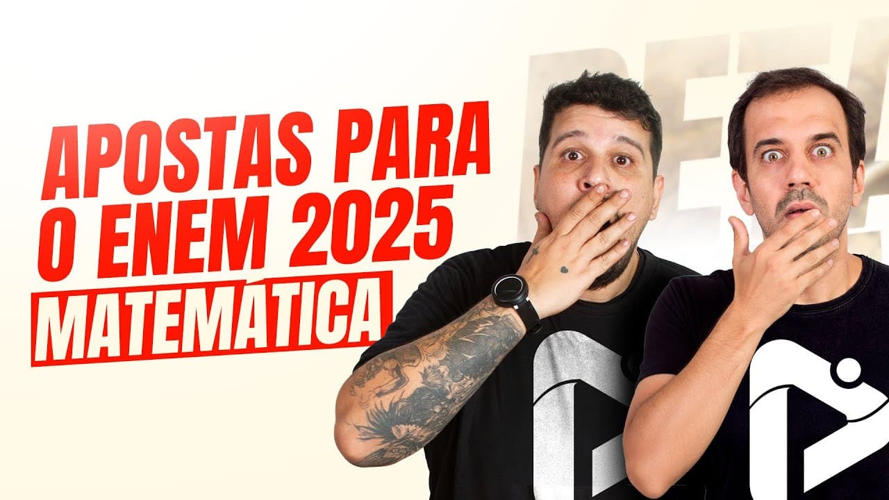 Thumbnail: Assuntos de Matemática que devem cair no ENEM 2025 | Proenem