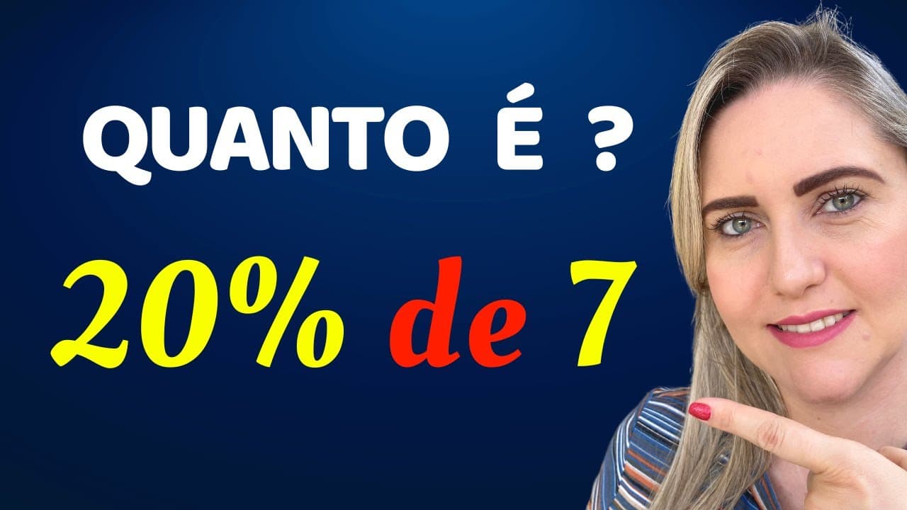 Thumbnail: 🤯PARE DE ERRAR PORCENTAGEM!!!  Matemática básica todo dia.📚🚀