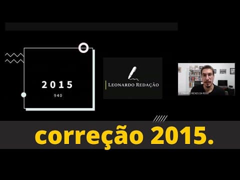 Thumbnail da aula: Minha Redação ENEM 2015 | 940 | A persistência da violência contra a mulher na sociedade brasileira