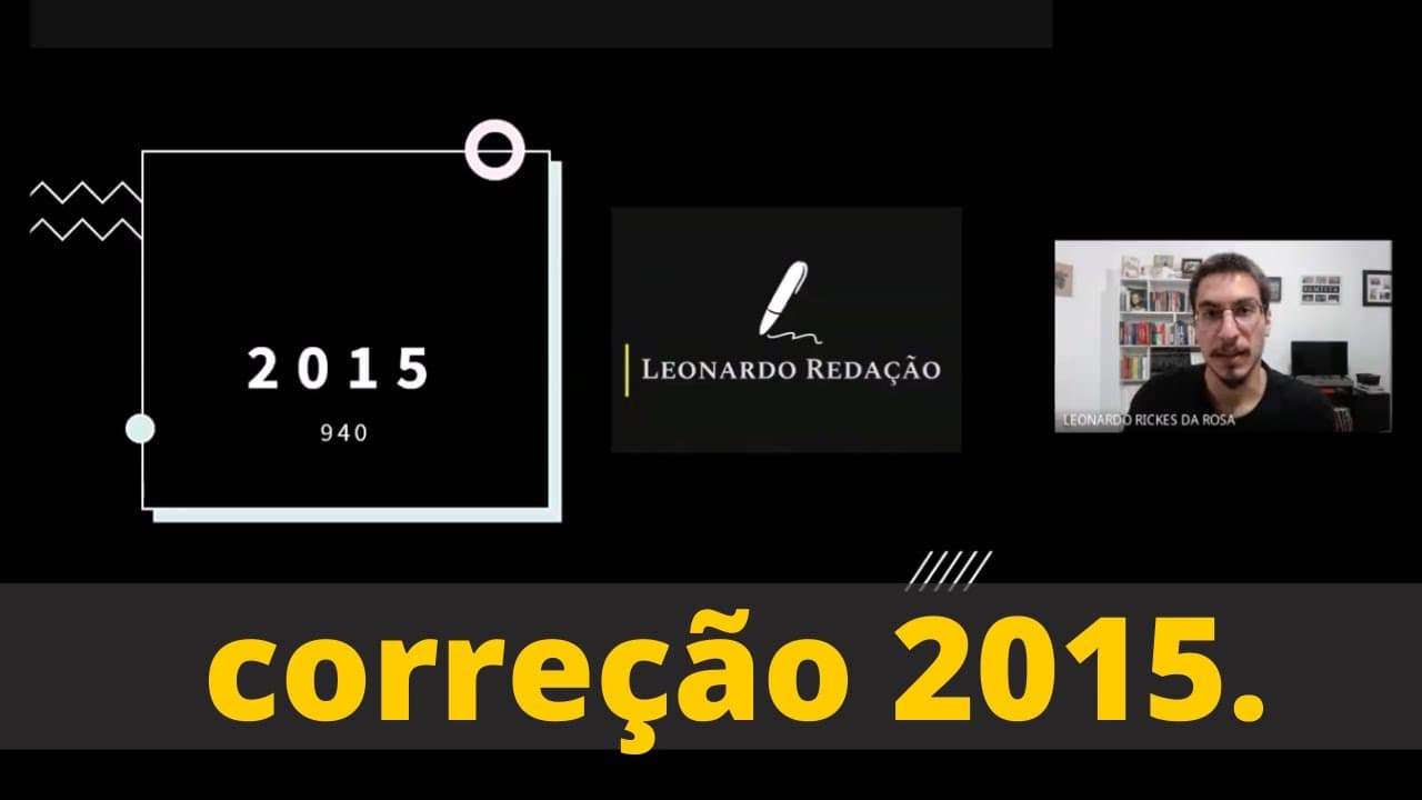 Thumbnail: Minha Redação ENEM 2015 | 940 | A persistência da violência contra a mulher na sociedade brasileira
