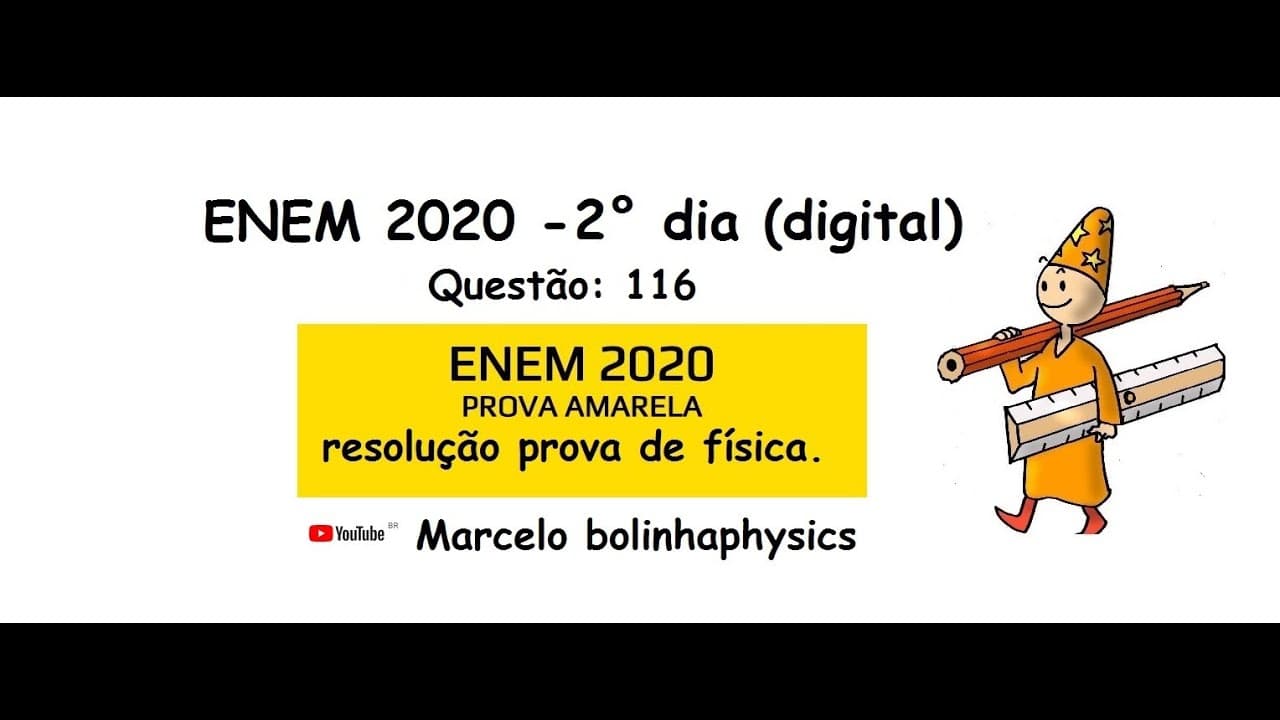 Thumbnail: FÍSICA - ENEM 2020 2° DIA (DIGITAL) A resolução de um instrumento de medição é definida como a menor