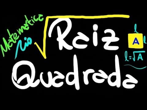 Thumbnail da aula: Raiz Quadrada - Introdução | Matemática Rio