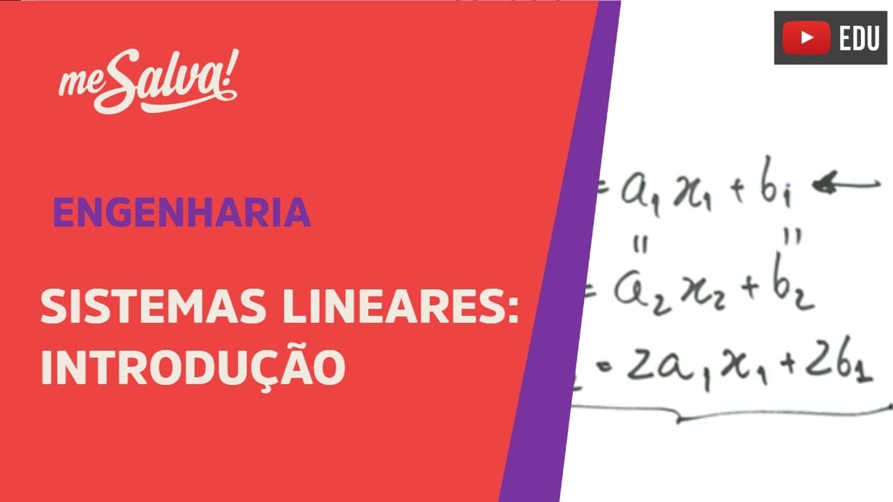 Thumbnail: Me Salva! ALG01 - Álgebra Linear - Sistemas Lineares: Introdução