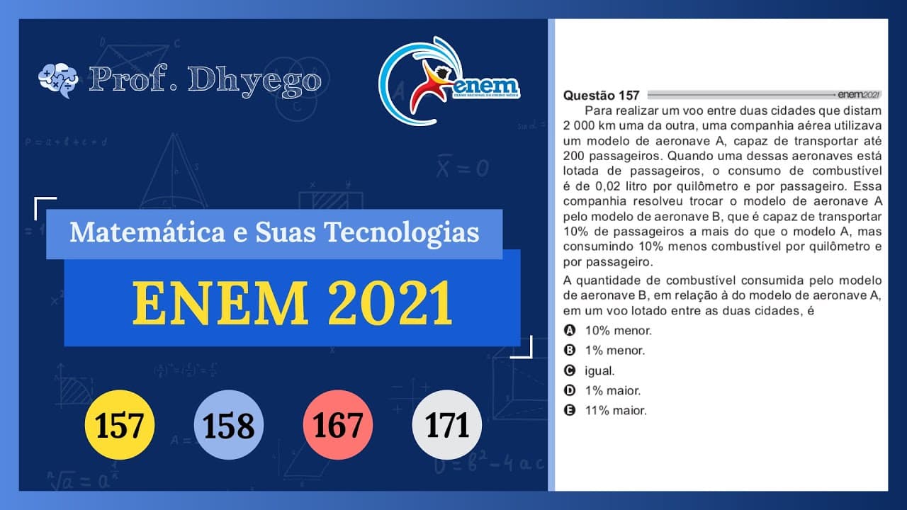Thumbnail: Para realizar um voo entre duas cidades que distam 2 000 km uma da outra, uma companhia aérea utiliz