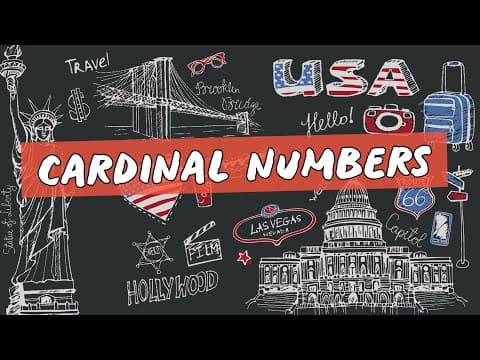 Thumbnail da aula: Cardinal Numbers - Brasil Escola
