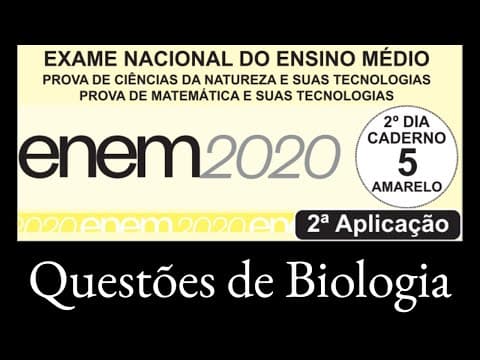 Thumbnail da aula: Biologia no ENEM 2020 (PPL)