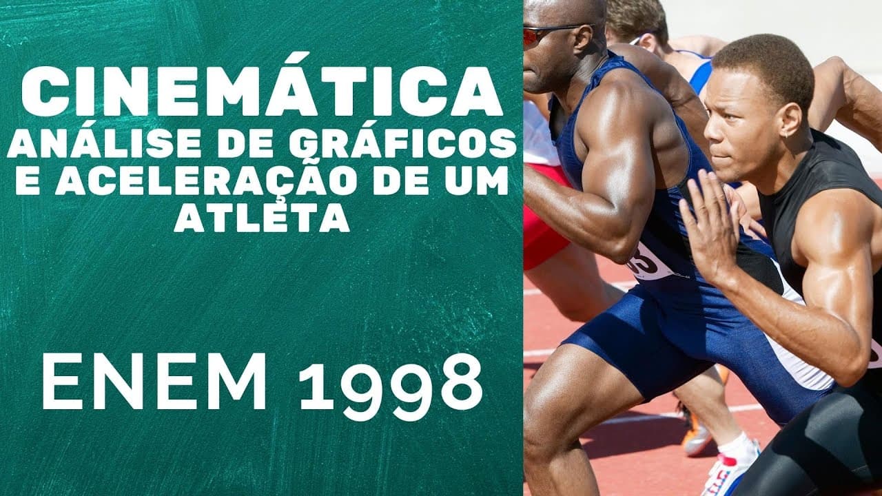 Thumbnail: ENEM 1998 - Análise de gráficos e a aceleração de um atleta