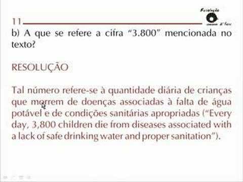 Thumbnail da aula: ING 10, 11 e 12 Resolução UNICAMP 2ª Fase