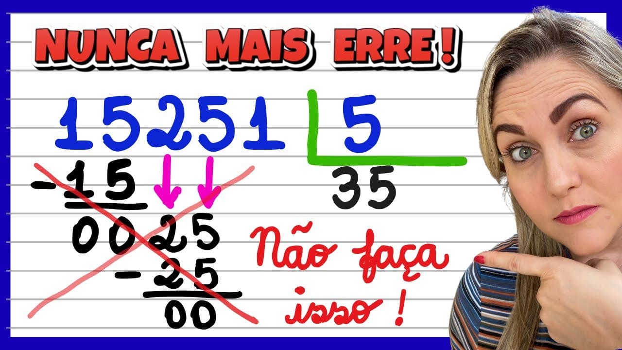Thumbnail: NUNCA MAIS ERRE UMA DIVISÃO. APRENDA COMO FAZER DIVISÃO AGORA!!! EXPLICAÇÃO DO CONTEÚDO! 📚🚀