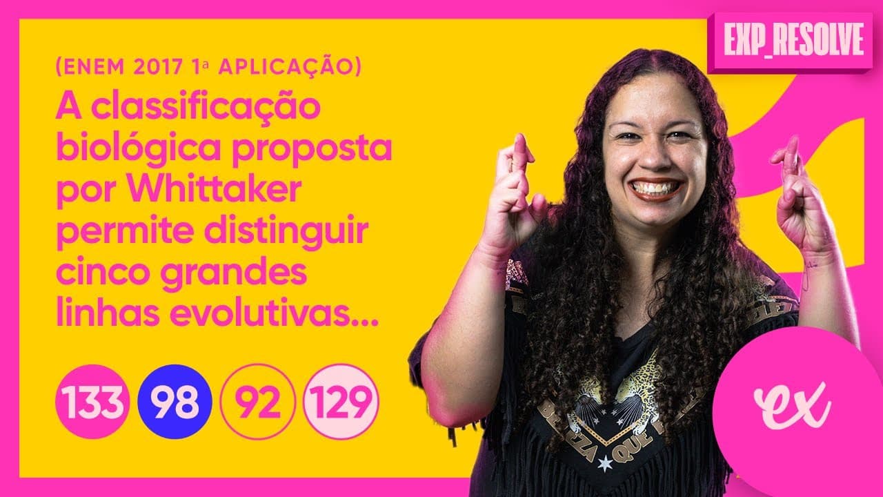 Thumbnail: A CLASSIFICAÇÃO BIOLÓGICA PROPOSTA POR WHITTAKER PERMITE DISTINGUIR (...) | EVIDÊNCIAS EVOLUTIVAS