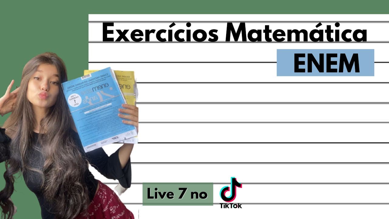 Thumbnail: Resolvendo Questões de Matemática - ENEM 2020 (Live 7)