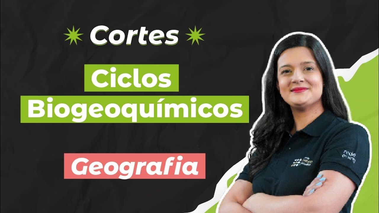 Thumbnail: CORTES DOS AULÕES ENEM 2025: Ciclos Biogeoquímicos | Biologia para o Enem | Cláudia Aguiar