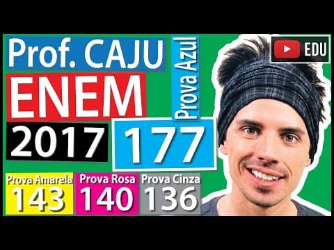 Thumbnail da aula: [ENEM 2017] 177 📘 ANÁLISE COMBINATÓRIA Uma empresa construirá sua página na internet e espera