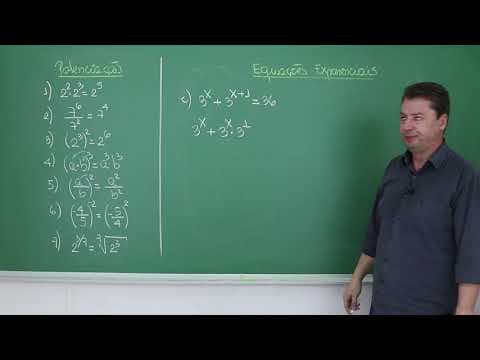 Thumbnail da aula: EQUAÇÕES EXPONENCIAIS  - [Matemática para o ENEM]