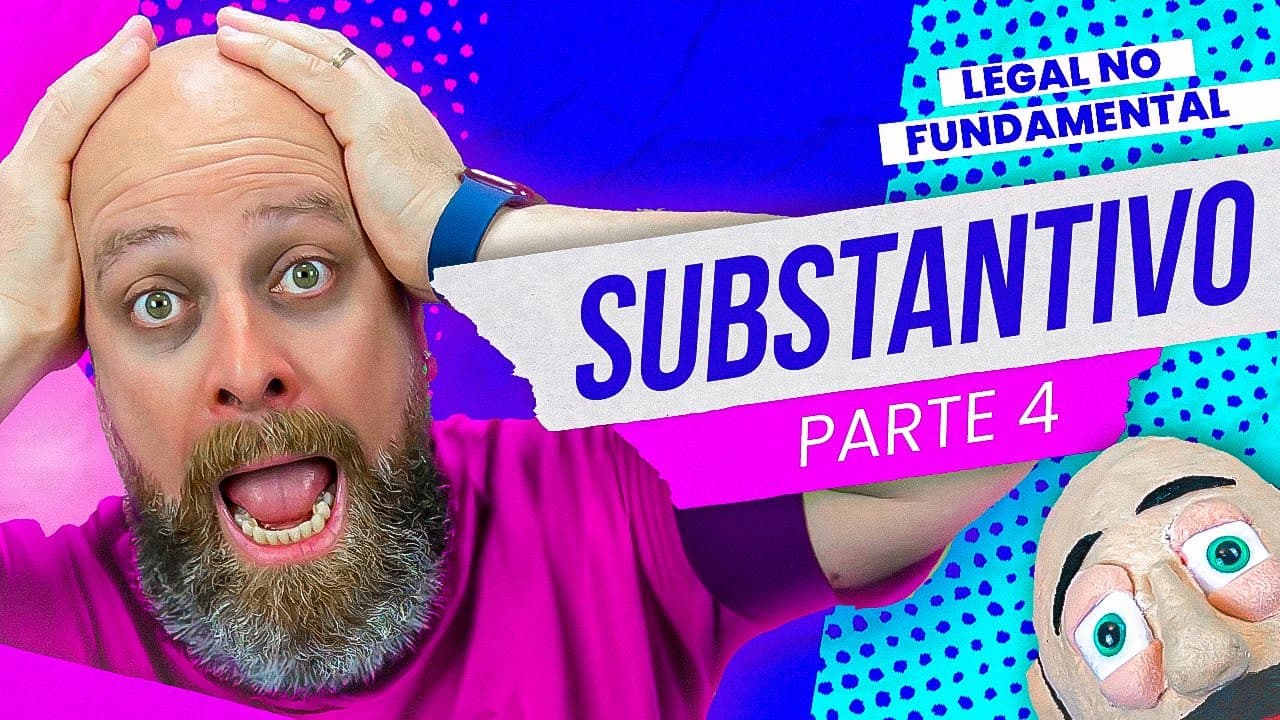 Thumbnail: Grau dos SUBSTANTIVOS #ensinofundamental  | Legal no Fundamental [Professor Noslen]