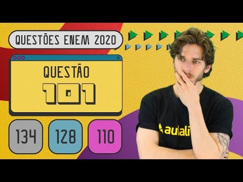 Thumbnail da aula: ENEM 2020 | Termodinâmica | Questão 101