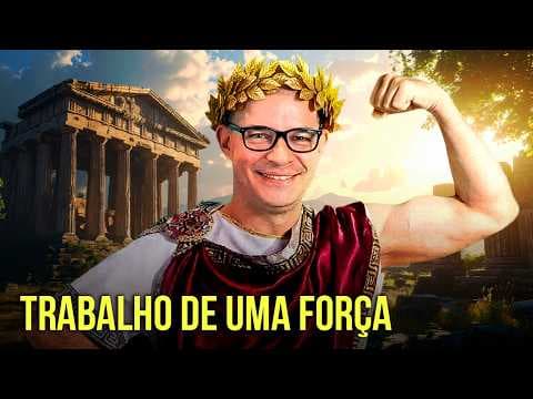 Thumbnail da aula: Como calcular TRABALHO DE UMA FORÇA? | Física para o Enem