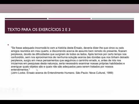 Thumbnail da aula: Filosofia | Exercícios sobre Epistemologia (Descartes e Locke) | Profº Edson | PVS AÇÃO