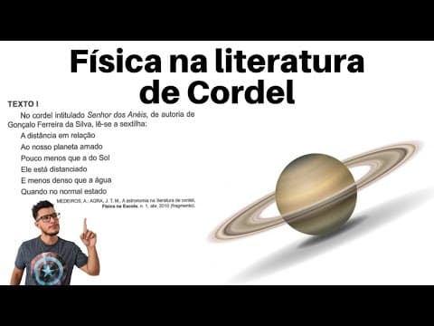 Thumbnail da aula: (Enem 2021) No cordel intitulado Senhor dos Anéis, de autoria de Gonçalo Ferreira da Silva, lê-se a