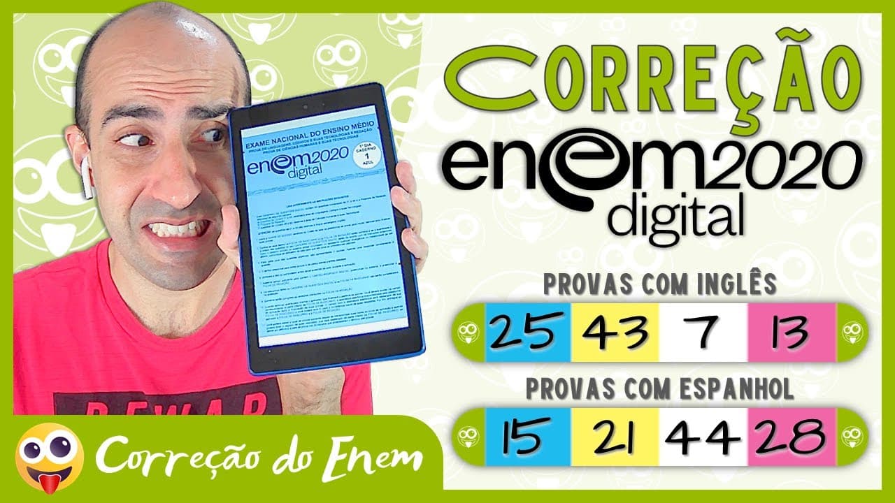 Thumbnail: [CORREÇÃO DO ENEM] Questão 25 - Enem 2020 digital - Prova azul (Inglês) ▷ Significados do corpo