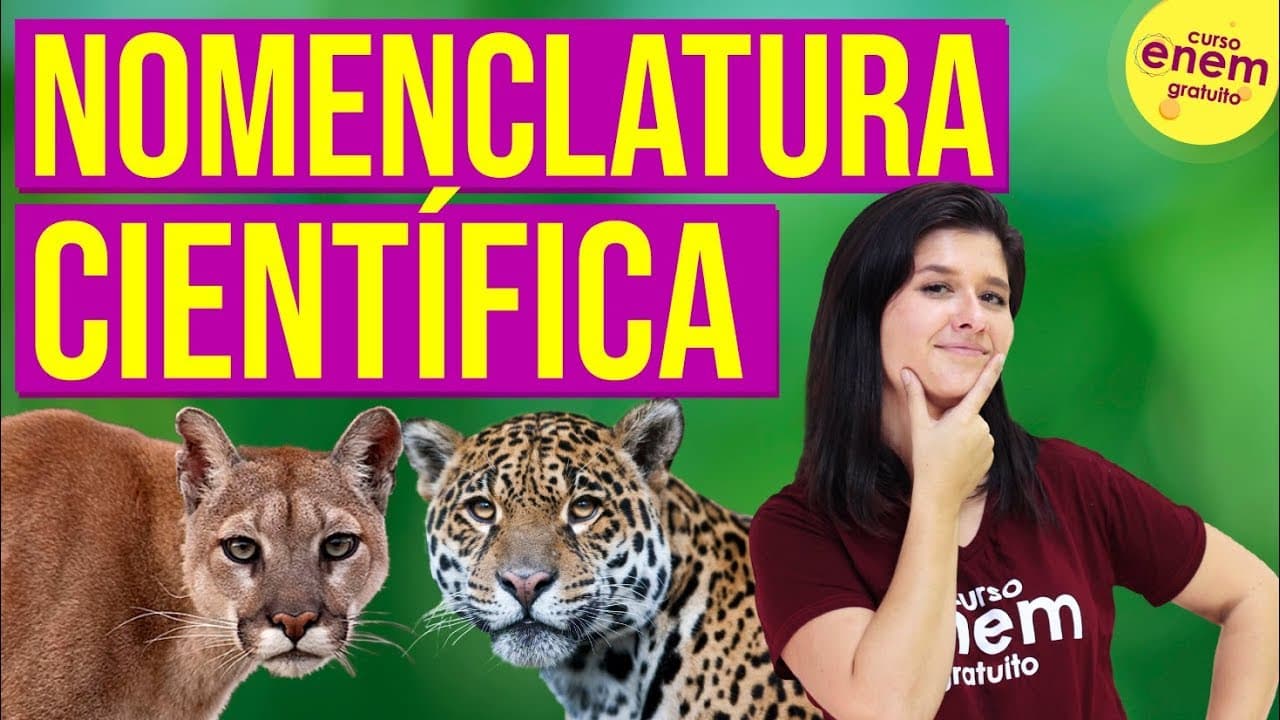 Thumbnail: NOMENCLATURA CIENTÍFICA DOS SERES VIVOS | Resumo de Biologia para o Enem