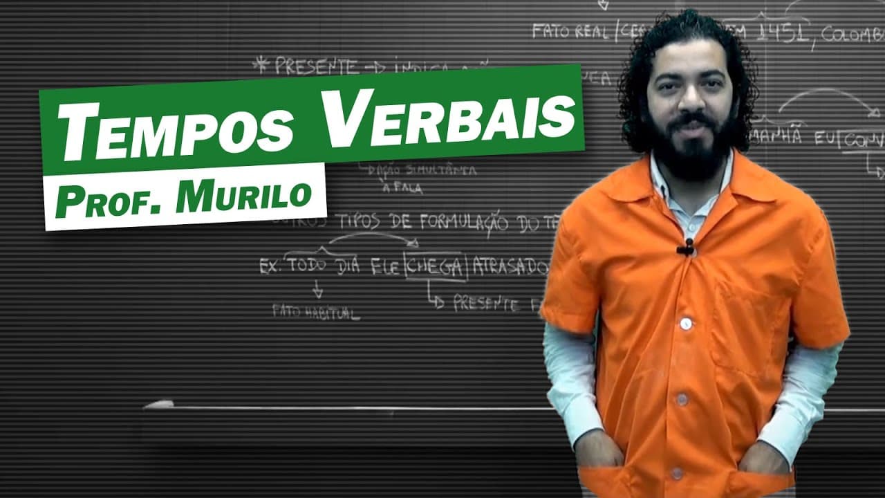 Thumbnail: Gramática - Tempos Verbais (parte 1)