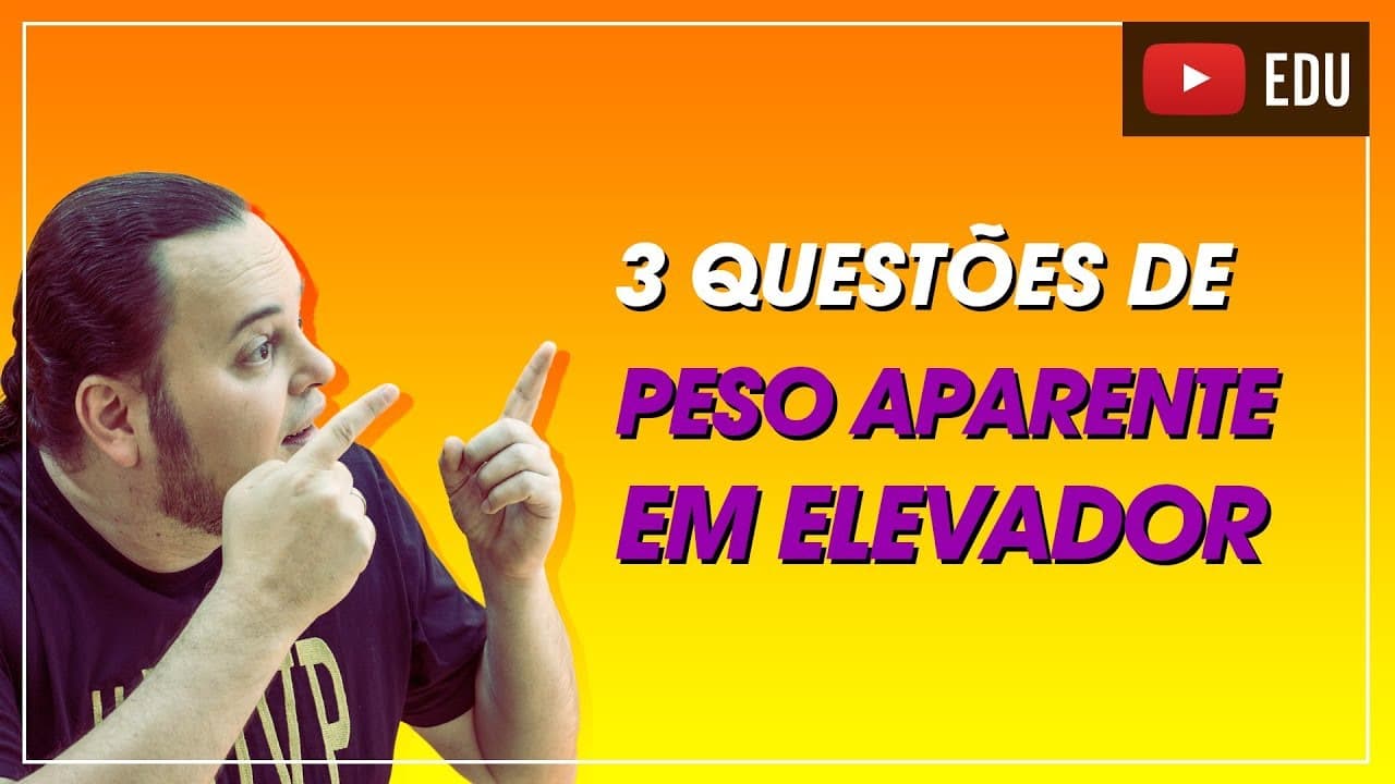 Thumbnail: TOP 3 Questões de balança em elevador | Dinâmica de partículas | Peso aparente | ENEM e vestibulares